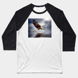 Bald eagle swooping Baseball T-Shirt